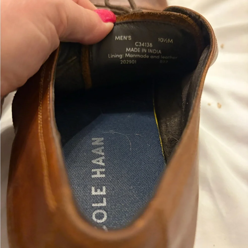 Cole Haan Tan‎ Leather Oxfords